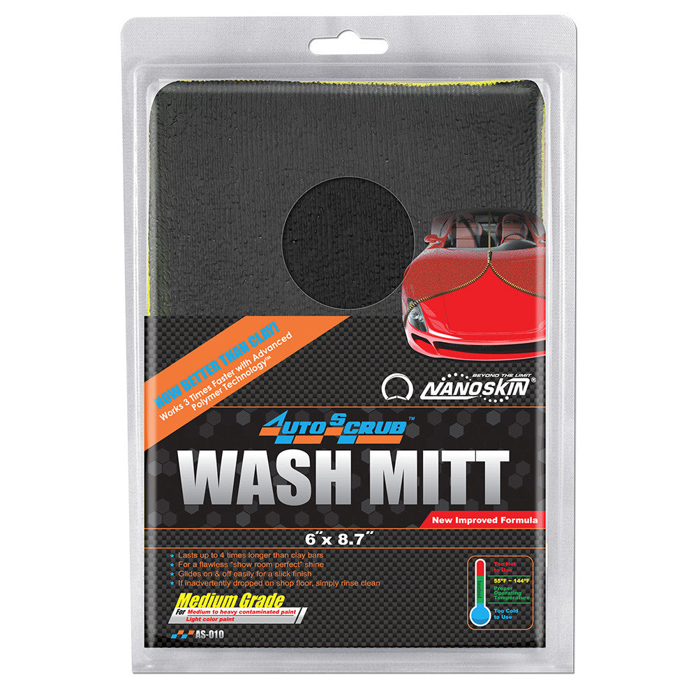 NANOSKIN AUTOSCRUB Wash Mitt 6 x 8.7 Medium Grade – NANOSKIN Car